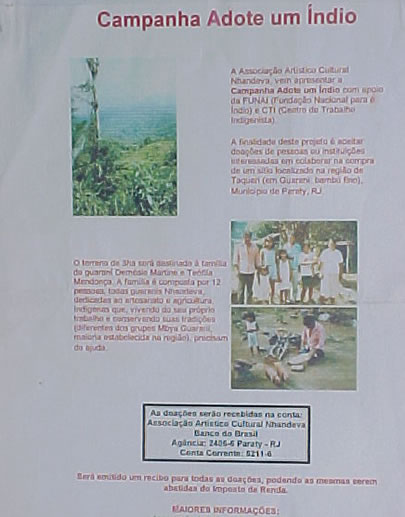 Campanha Adote um Índio